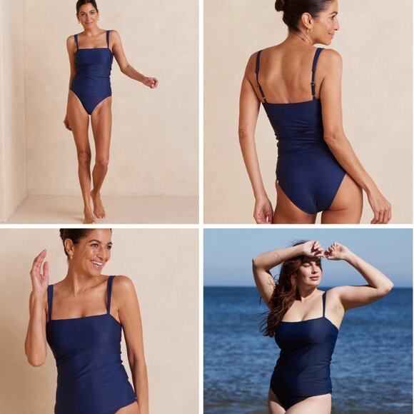 Summersalt Tankini & Skirt Navy Blue Size 18 / 1X NWT